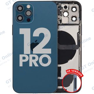 Châssis pour Apple iPhone 12 Pro (version US, origine d'occasion — grade A, Pacific Blue)