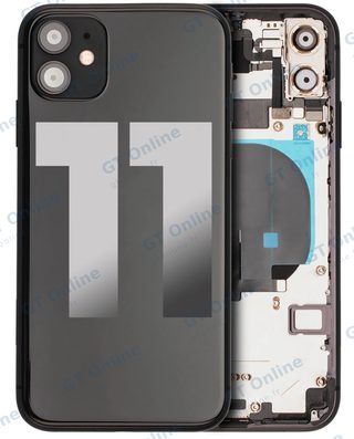 Châssis pour Apple iPhone 11 (origine d'occasion — grade A, noir)