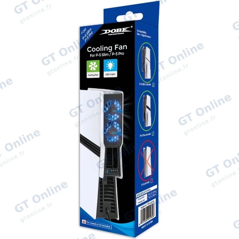 Ventilateur de refroidissement pour PlayStation 5 Pro / PS5 Slim DOBE TP5-35159