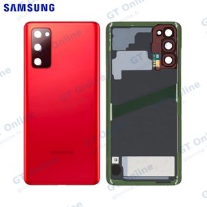 Cache Arrière Original Samsung Galaxy S20 FE 4G G780/Galaxy S20 FE 5G G781 GH82-24263E Cloud Red
