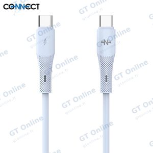 Câble Data USB-C vers USB-C CONNECT MC-CB2C14 36W (1m) Bleu