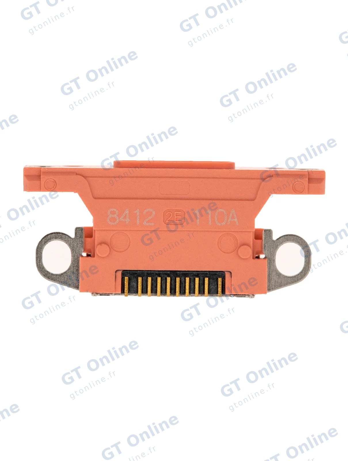 Connecteur de charge nu à souder pour Apple iPhone XR (corail, lot de 10)