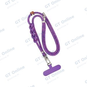 Tour de Cou Universel pour Smartphone Tressé IFL-10 Violet