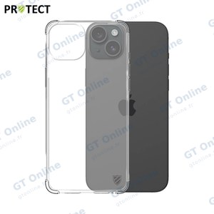 Pack de 10 Coques Silicone Renforcée PROTECT pour Apple iPhone 15 Plus Bulk Transparent