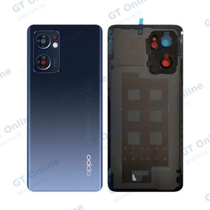 Cache Arrière Premium OPPO Find X5 Lite/Reno 7 5G Noir Stellaire