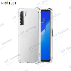 Coque Silicone Renforcée PROTECT pour Huawei P40 Lite 5G Transparent