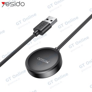 Chargeur Montre Connectée Yesido CA161 pour Galaxy Watch Noir