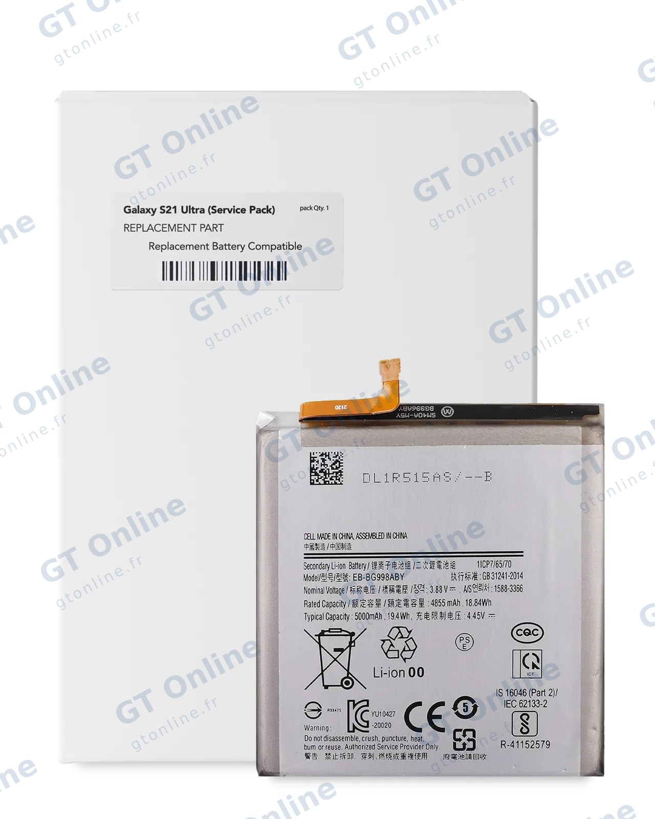 Batterie pour Samsung Galaxy S21 Ultra (pack service origine)