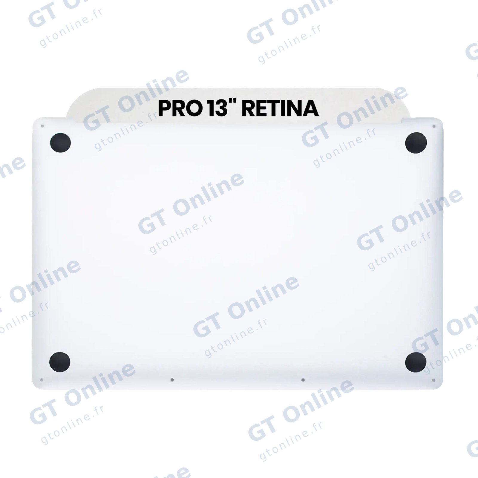 Coque inférieure pour Apple MacBook Pro 13" A2159 (2019) (origine neuve, argent)