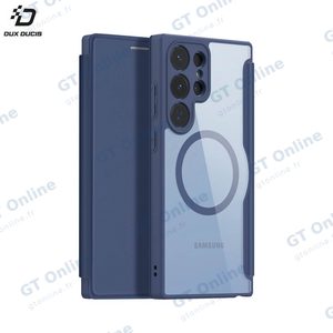 Housse de Protection Skin X Pro Dux Ducis pour Samsung Galaxy S23 Ultra 5G S918 MagSafe Bleu