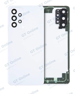 Vitre arrière pour Samsung Galaxy A23 5G (A236 / 2022) (pack service origine, blanc)