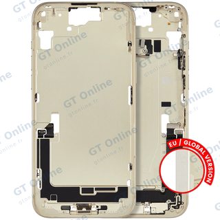 Châssis pour Apple iPhone 15 Plus (version EU, origine d'occasion — grade A, jaune)