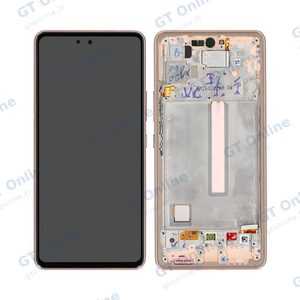 Écran Tactile Oled avec Châssis Samsung Galaxy A53 5G A536 Pêche