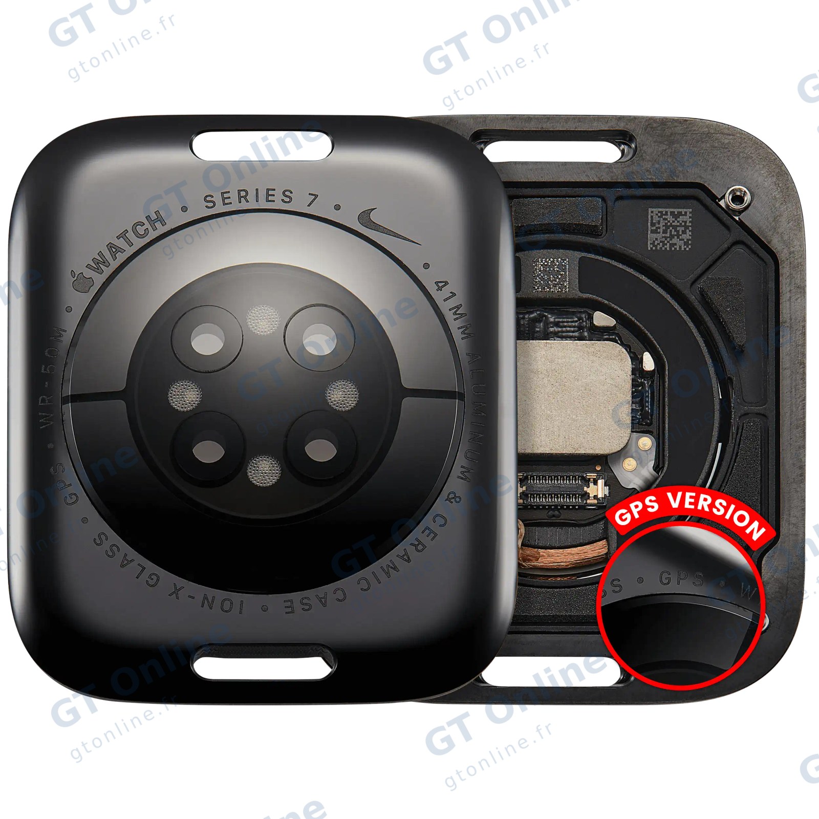 Vitre arrière pour Apple Watch Series 7 (41mm) (version GPS, Nike)