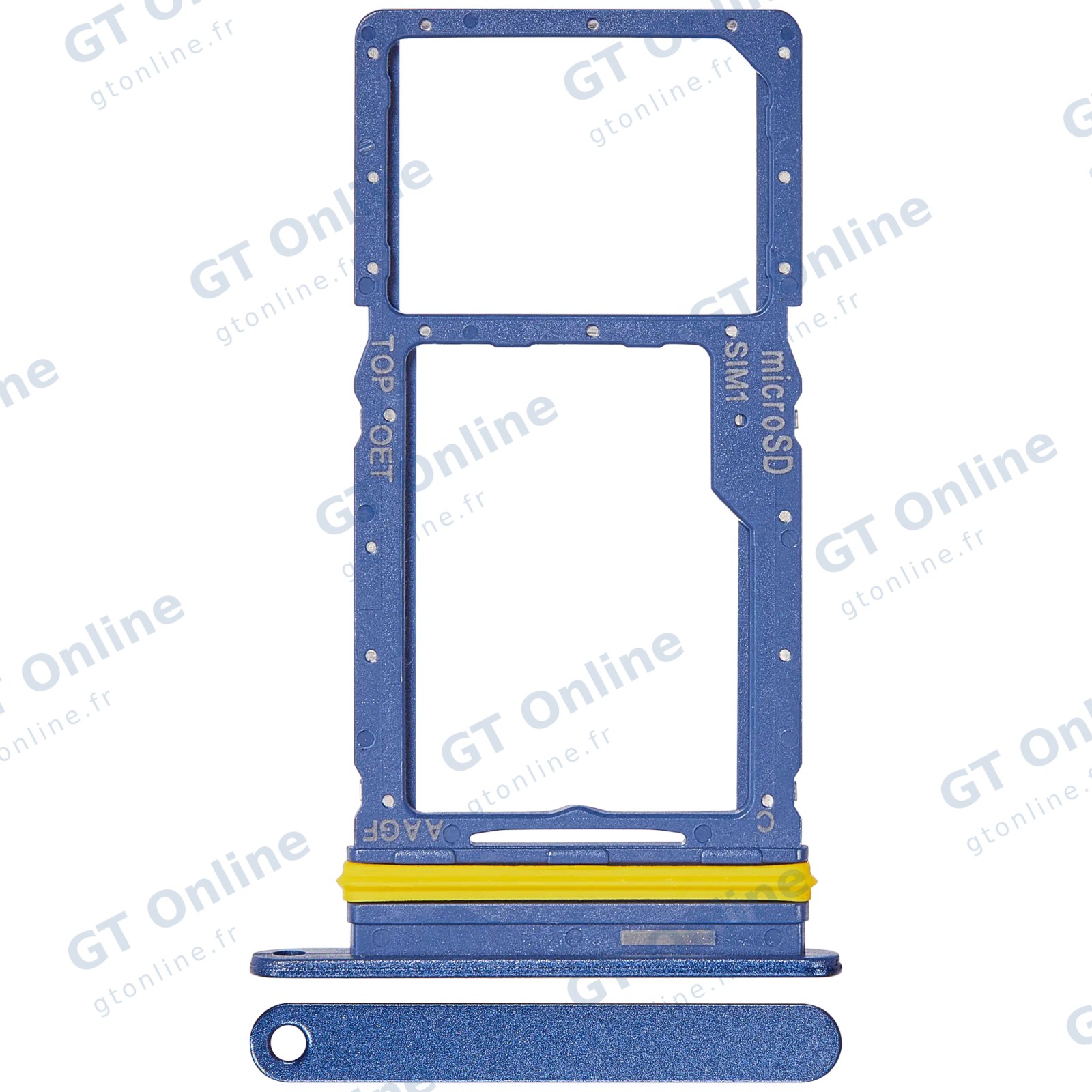 Tiroir SIM pour Samsung Galaxy A17 5G (A176 / 2025) (premium, bleu)