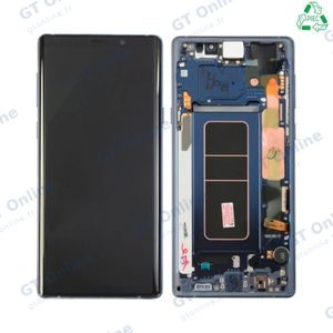 Écran Tactile Original Refurb avec Châssis (PIEC) Samsung Galaxy Note 9 N960 Bleu