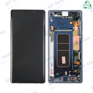 Écran Tactile Original Refurb avec Châssis (PIEC) Samsung Galaxy Note 9 N960 Bleu