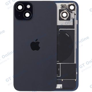 Vitre arrière avec MagSafe, NFC et nappe flash pour Apple IPhone 15 Plus (origine, noir)