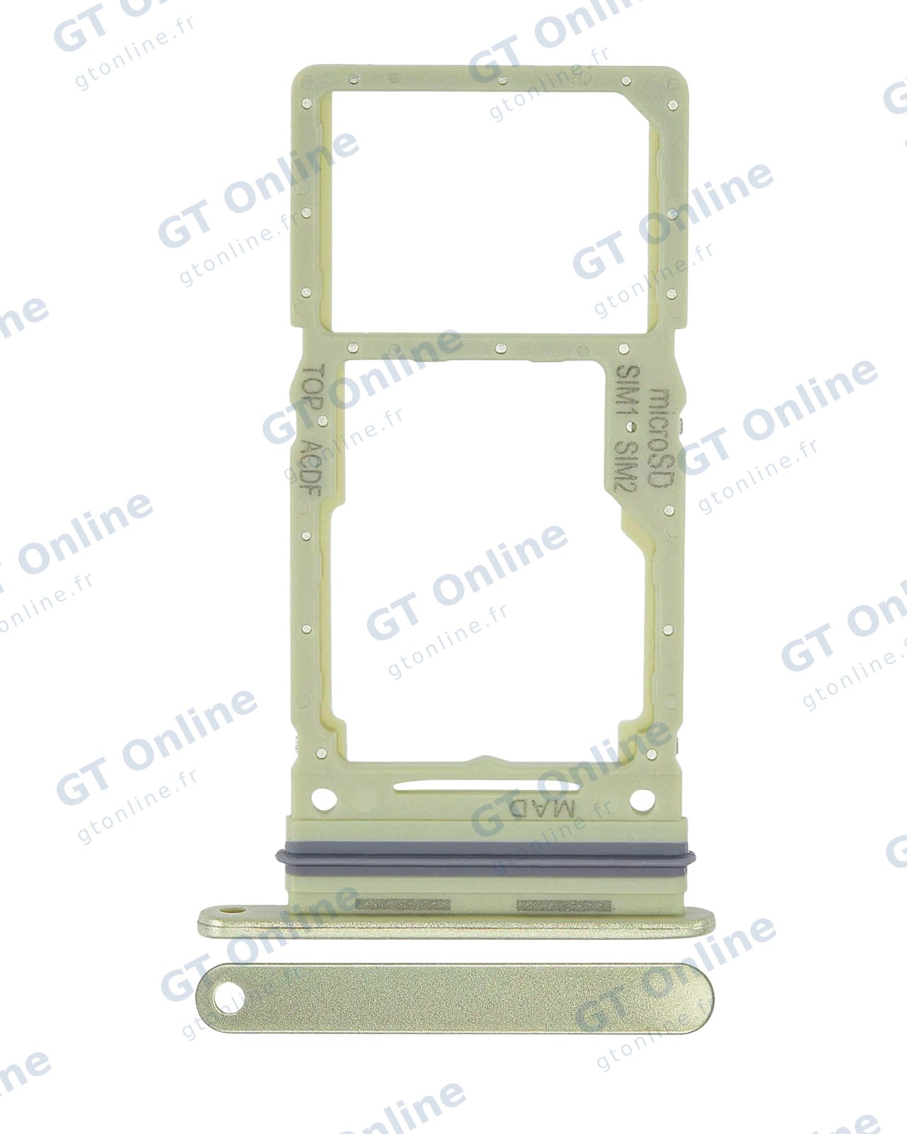 Tiroir SIM pour Samsung Galaxy A34 (A346 / 2023) (vert citron)