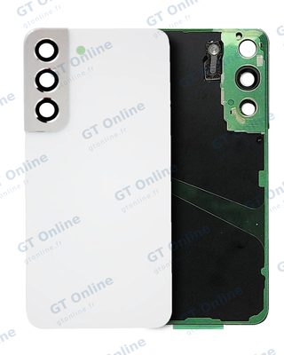 Vitre arrière pour Samsung Galaxy S22 5G (pack service origine, blanc)