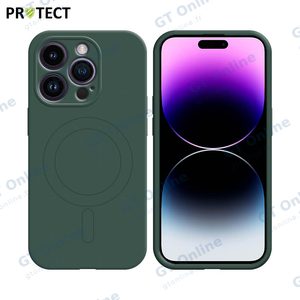 Coque de Protection IZ001 PROTECT pour Apple iPhone 14 Pro MagSafe Vert Foncé