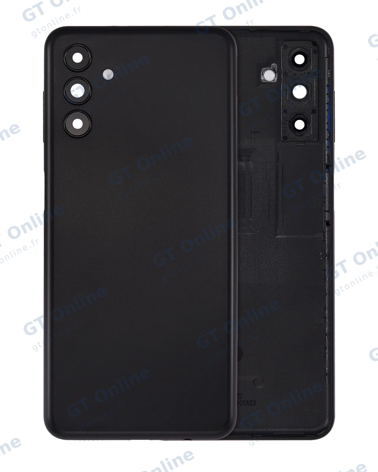 Vitre arrière pour Samsung Galaxy A13 5G (A136 / 2021) (pack service origine, noir)