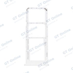 Tiroir Sim Premium Samsung Galaxy A12 A125/Galaxy A12 Nacho A127 Blanc