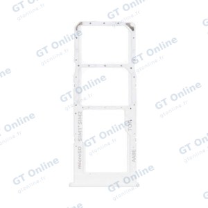 Tiroir Sim Premium Samsung Galaxy A12 A125/Galaxy A12 Nacho A127 Blanc