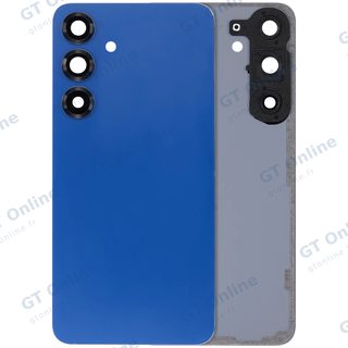 Vitre arrière pour Samsung Galaxy S25 Plus 5G (sans logo, compatible premium, Navy)
