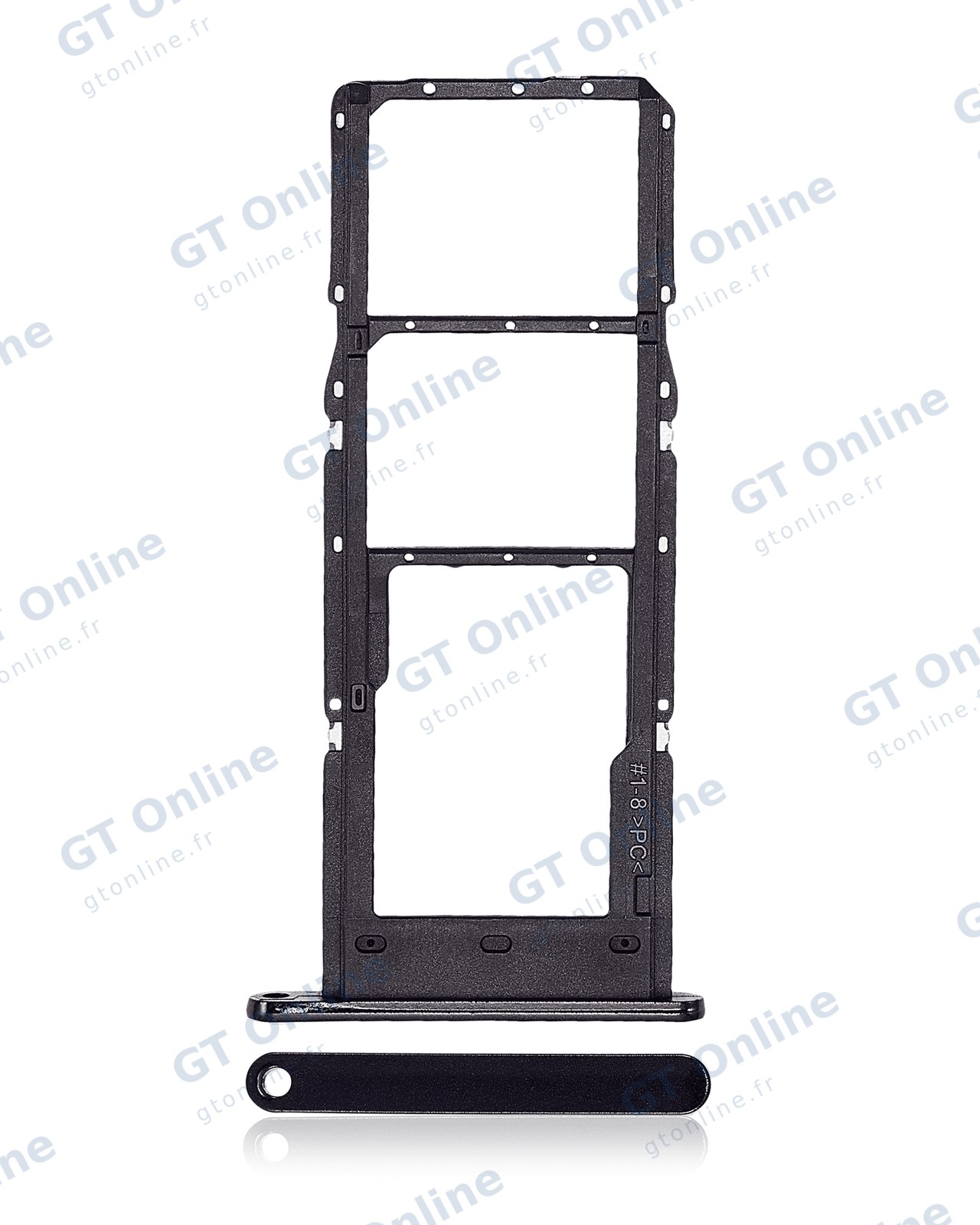 Tiroir SIM pour Samsung Galaxy A14 (A145F) (noir)