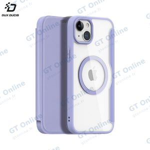 Housse de Protection Skin X Pro Dux Ducis pour Apple iPhone 15 Plus MagSafe Violet