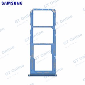 Tiroir SIM Original Samsung Galaxy M32 M325 GH98-46835B Bleu