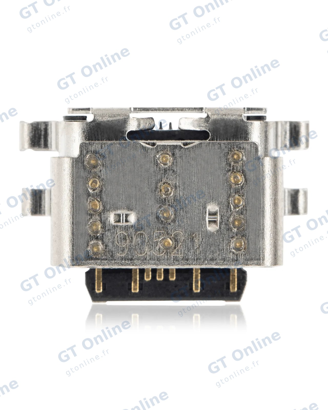 Connecteur de charge à souder — format Type C, 14 broches, 4 points de fixation (C308)