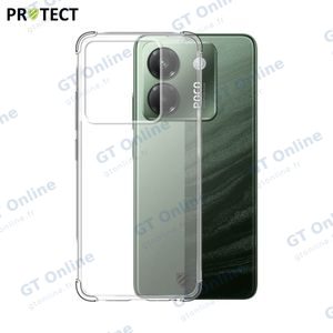 Coque Silicone Renforcée PROTECT pour Xiaomi Poco M7 Pro 5G Transparent