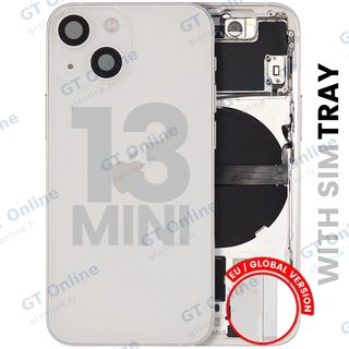 Châssis arrière pour iPhone 13 mini (EU / Global, occasion d’origine, grade A, lumière stellaire)