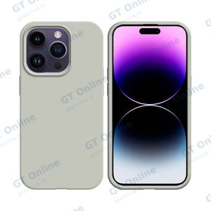 Coque Silicone Compatible pour Apple iPhone 14 Pro (#09) Blanc
