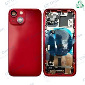Coque de Réparation Complète Aftermarket (PIEC) Apple iPhone 13 Mini Rouge