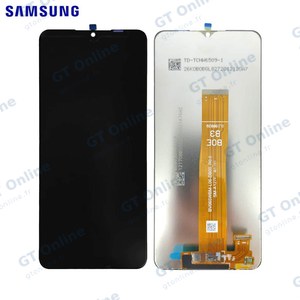 Écran Tactile Original sans Châssis Samsung Galaxy A12 Nacho A127 GH82-26485A GH82-26486A Noir