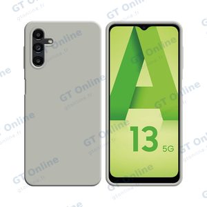 Coque Silicone Compatible pour Samsung Galaxy A13 5G A136/Galaxy A04s A047F (#9) Blanc