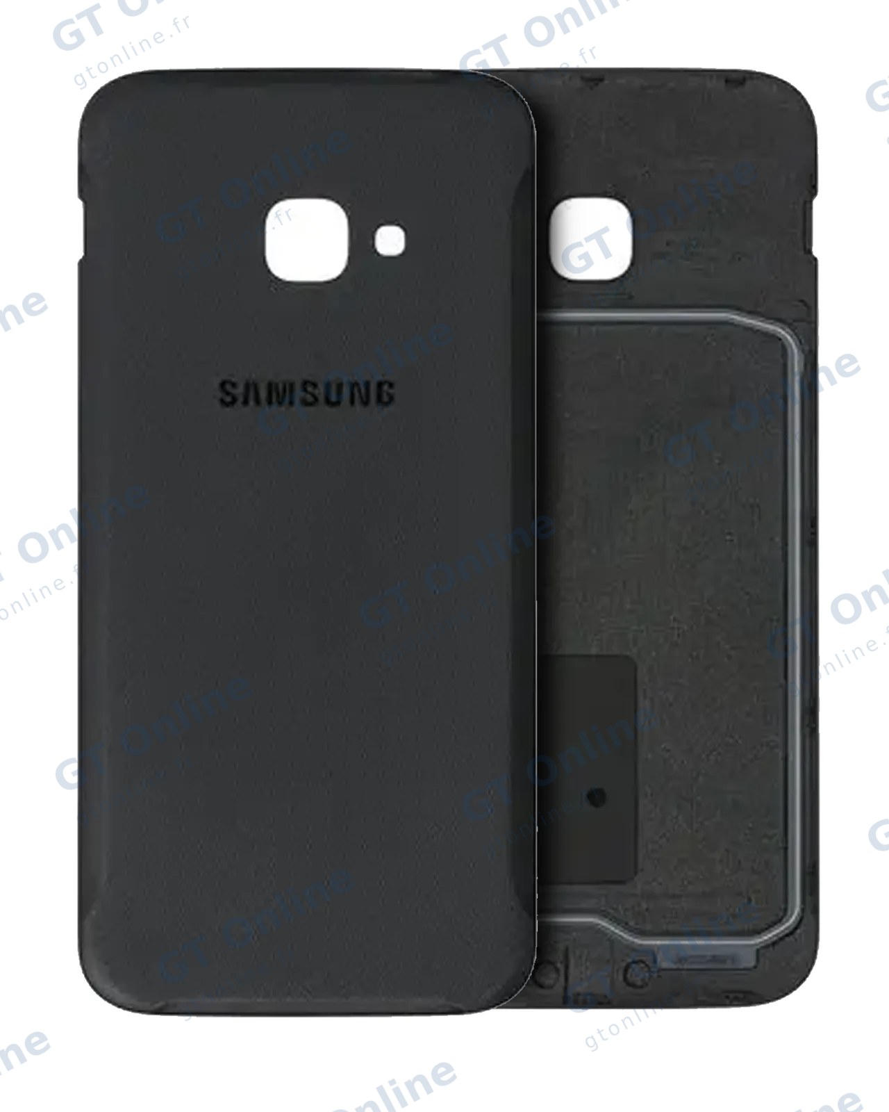 Vitre arrière pour Samsung Galaxy Xcover 4S (pack service origine, noir)