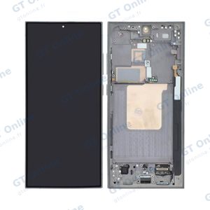 Écran Tactile Soft Oled avec Châssis Samsung Galaxy S24 Ultra 5G S928 Noir Titane