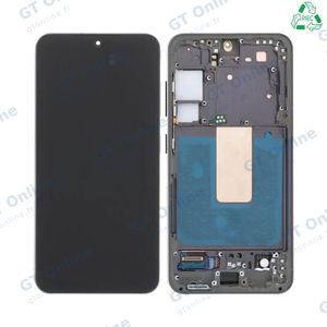 Écran Tactile Original Refurb avec Châssis (PIEC) Samsung Galaxy S23 5G S911 (Version US) Noir