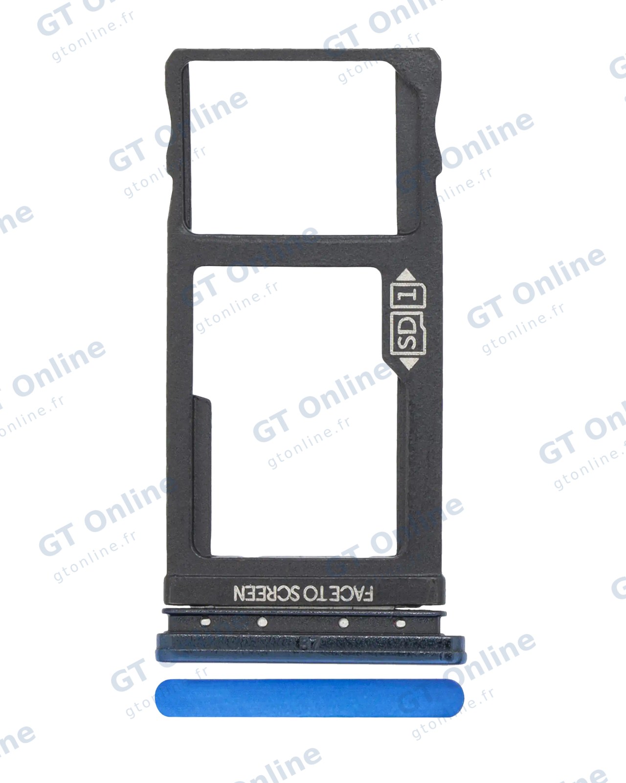 Tiroir SIM pour Motorola One Vision (XT1970 / 2019) (bleu saphir)