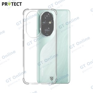 Coque Silicone Renforcée PROTECT pour Honor 200 Pro Transparent
