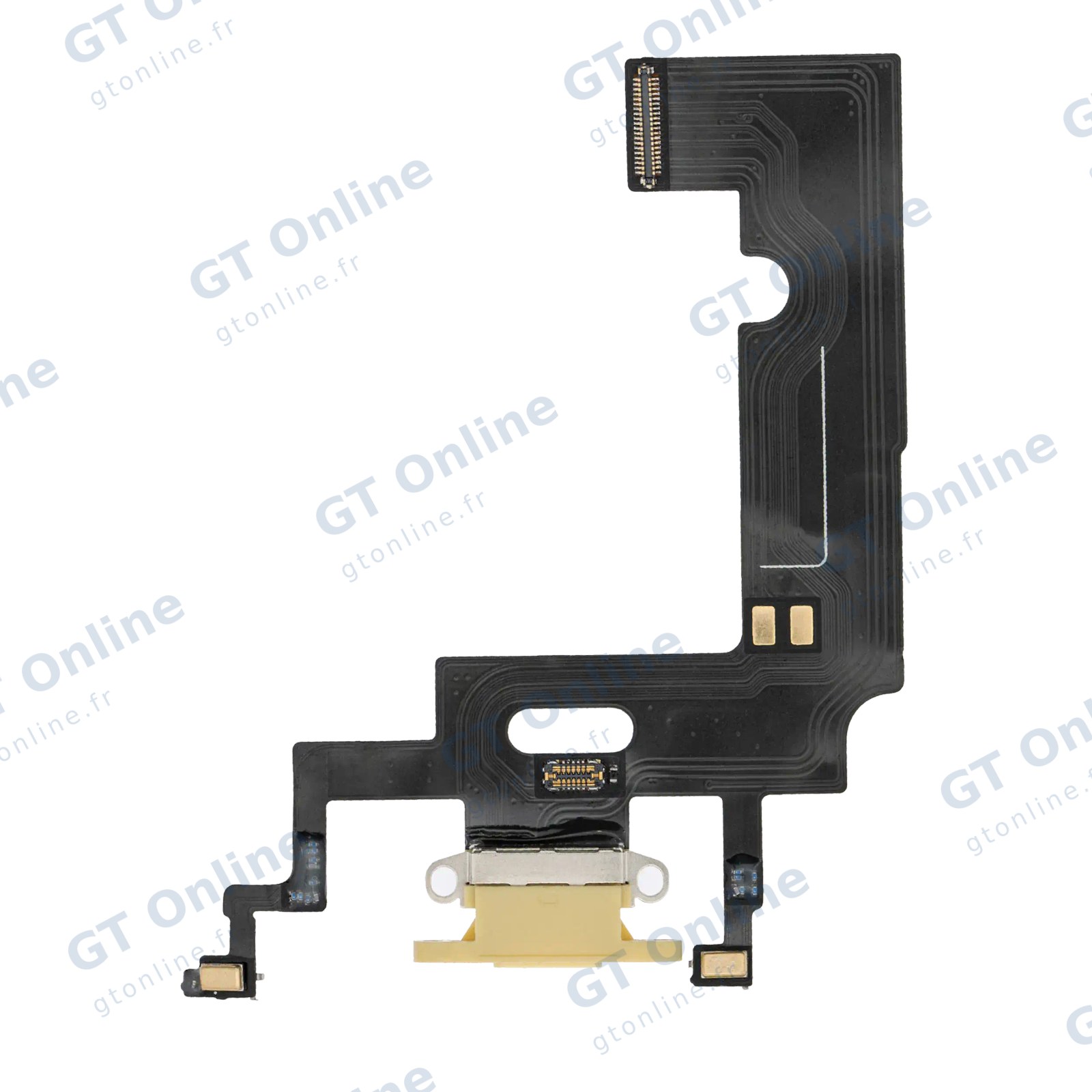 Dock de charge pour Apple iPhone XR (compatible, jaune)