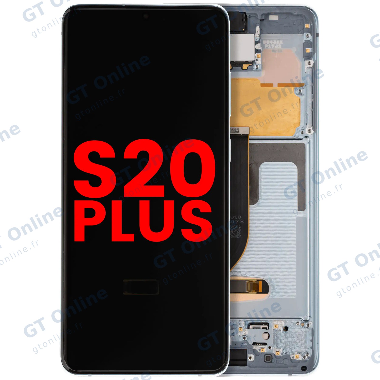 Écran OLED avec châssis pour Samsung Galaxy S20 Plus 5G (Cloud Blue)