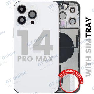 Châssis pour Apple iPhone 14 Pro Max (version EU, origine d'occasion — grade B, argent)