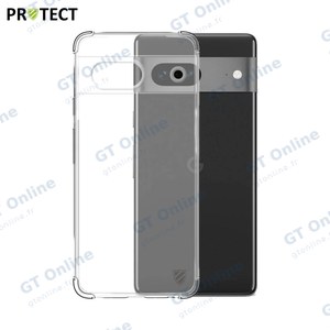 Coque Silicone Renforcée PROTECT pour Google Pixel 7 Transparent