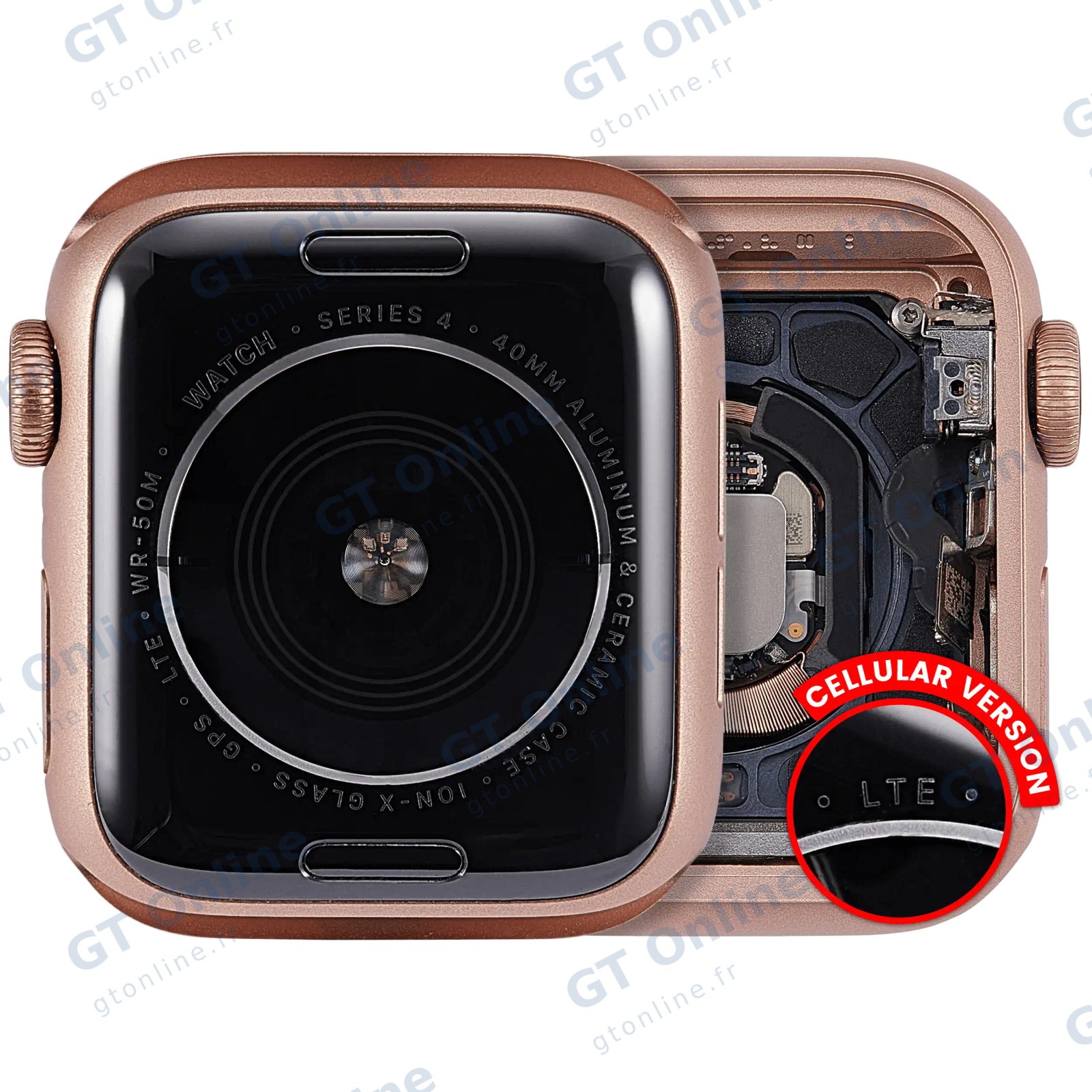Châssis pour Apple Watch Series 4 (40MM) (origine d'occasion — grade A, Cellular Version, Aluminum / Gold)