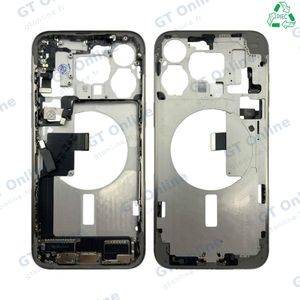 Châssis Intermédiaire Aftermarket (PIEC) Apple iPhone 15 Pro Max Titane Blanc